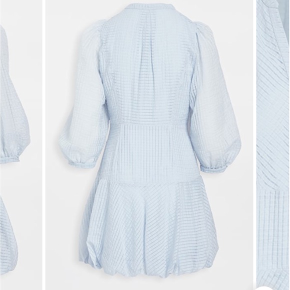 Rebecca Taylor puff sleeve bubble hem dress - Picture 12 of 16